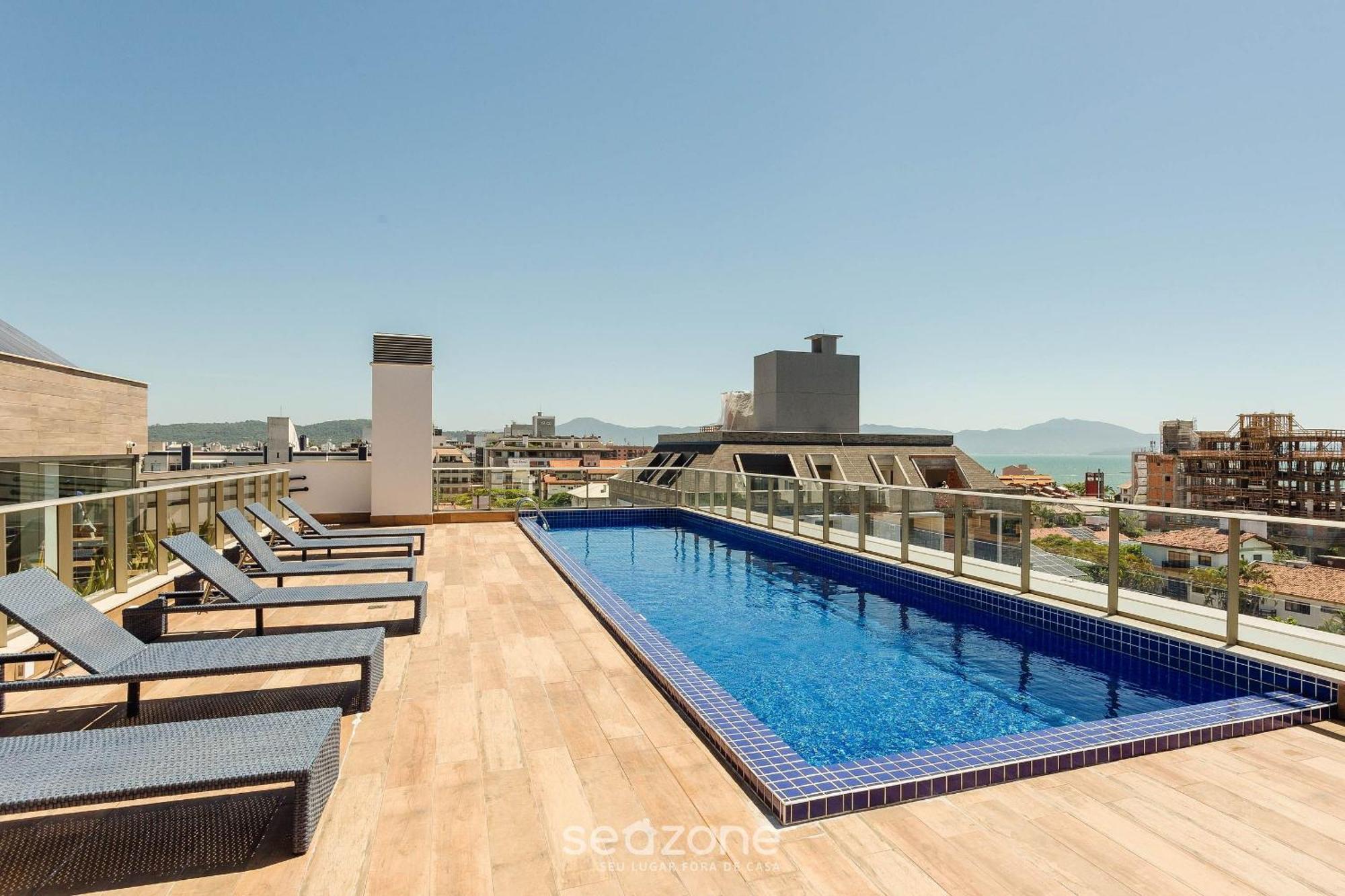 Lindo Studio Moderno A 300M Da Praia Jurere Elu106 Florianópolis Esterno foto