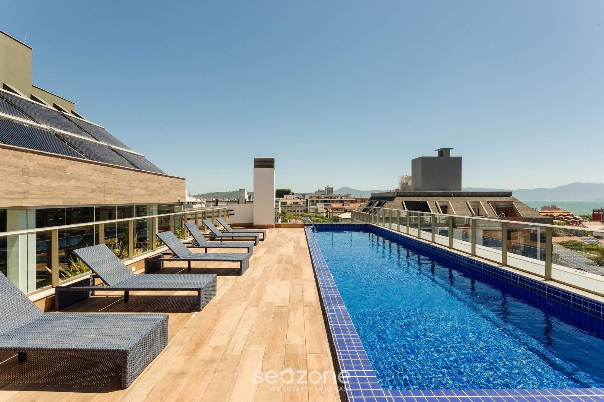 Lindo Studio Moderno A 300M Da Praia Jurere Elu106 Florianópolis Esterno foto